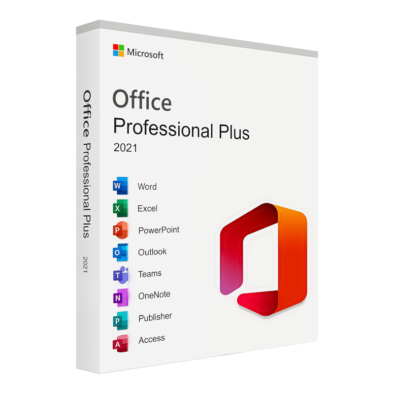 Microsoft Office 2021 Professional Plus Key (Phone Activation), 1 PC